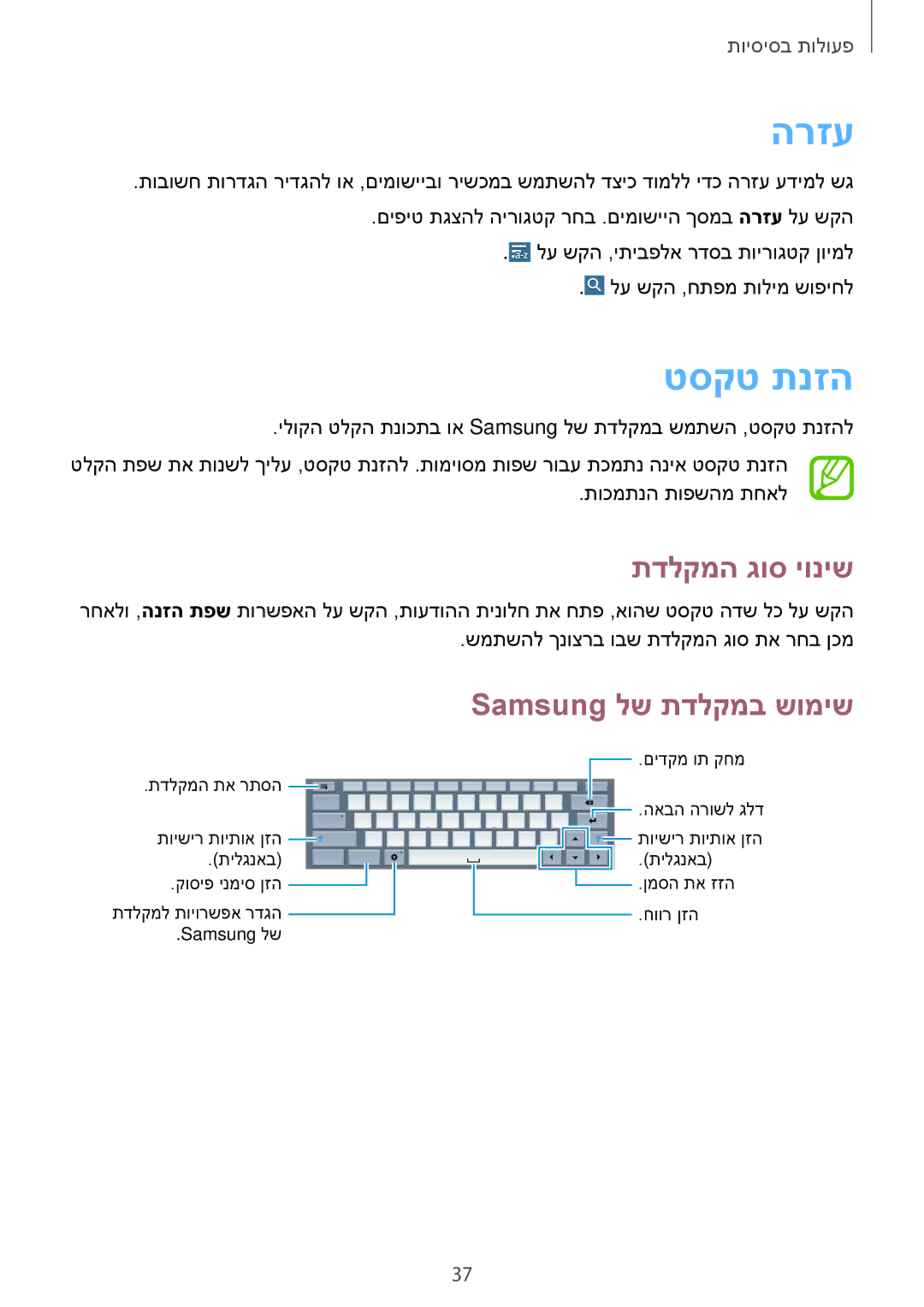 Samsung SM-T520XZWAILO, SM-T520NZKASEE, SM-T520NZWASEE manual הרזע, טסקט תנזה, תדלקמה גוס יוניש, Samsung לש תדלקמב שומיש 