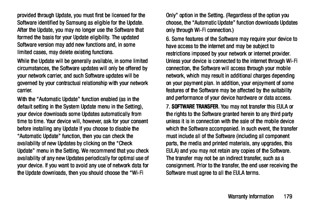 Samsung SM-T520NZKAXAR, SM-T520NZWAXAR user manual Warranty Information 