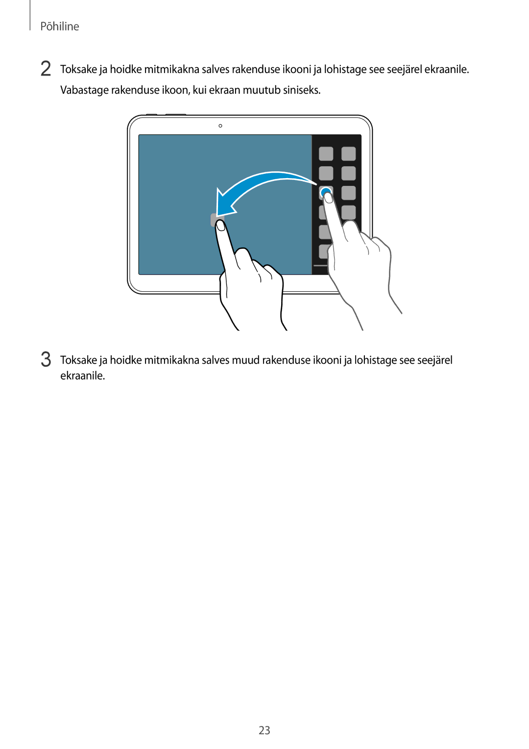 Samsung SM-T530NYKASEB, SM-T530NZWASEB manual Põhiline 