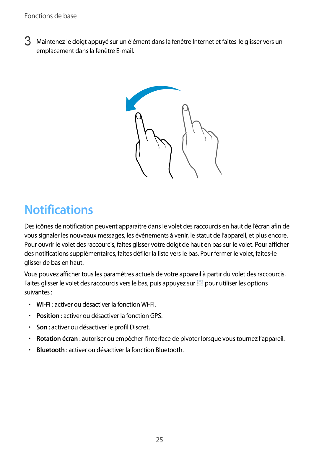 Samsung SM-T530NZWAXEF, SM-T530NZWEXEF, SM-T530NYKAXEF manual Notifications 