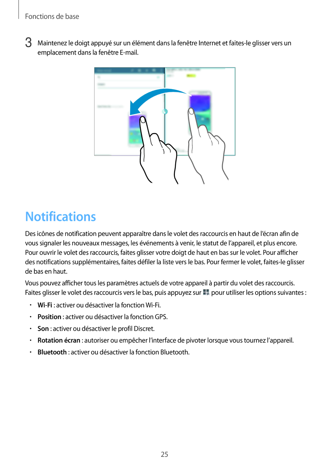 Samsung SM-T533NZWEXEF, SM-T533NYKAXEF, SM-T533NZWAXEF manual Notifications 