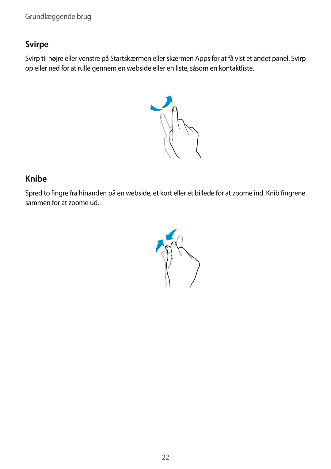 Samsung SM-T535NYKANEE, SM-T535NZWANEE, SM-T535NYKENEE, SM-T535NDWANEE manual Svirpe, Knibe 