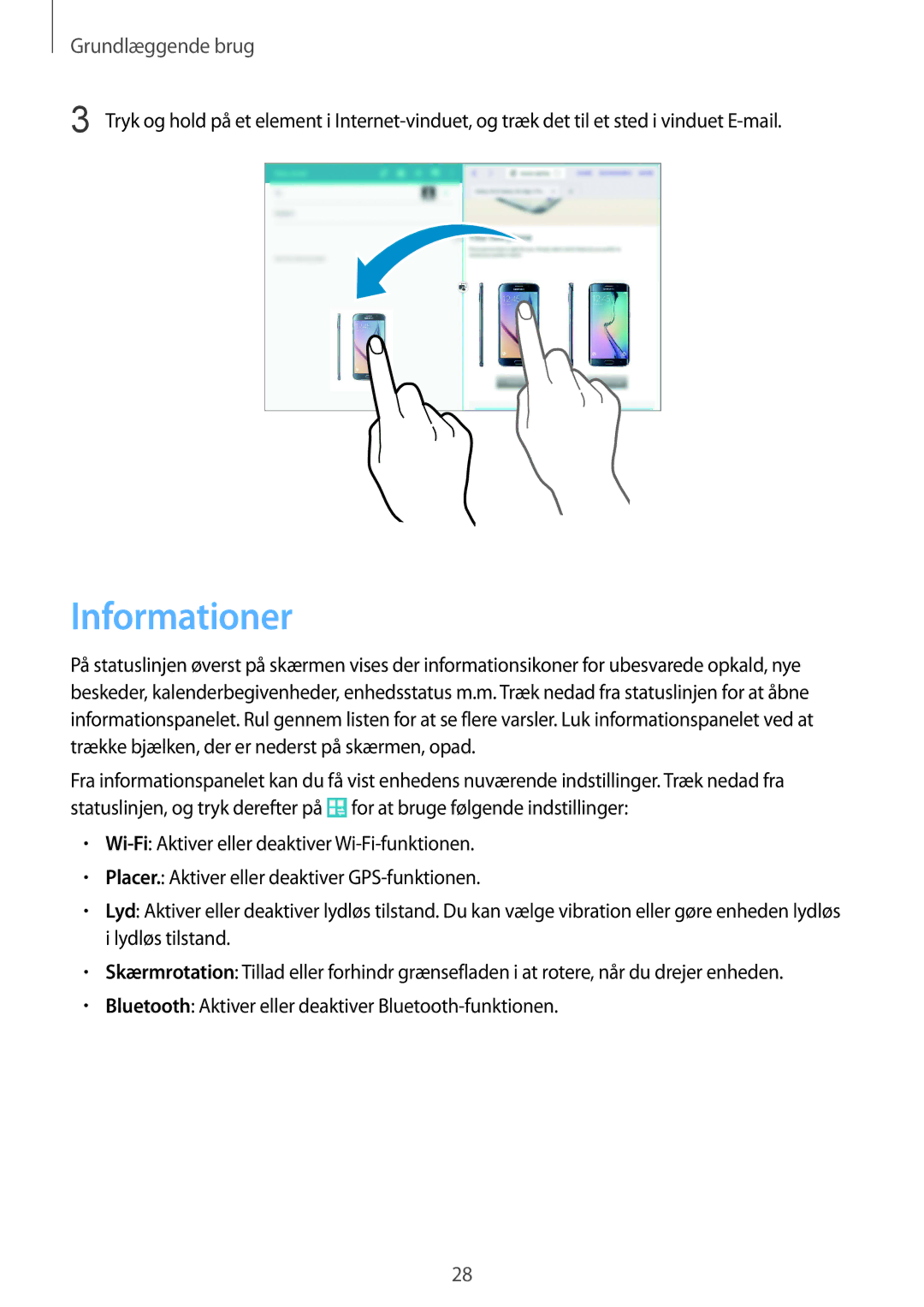 Samsung SM-T535NZWANEE, SM-T535NYKENEE, SM-T535NYKANEE, SM-T535NDWANEE manual Informationer 