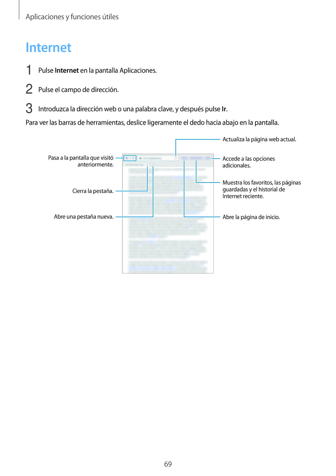 Samsung SM-T550NZKAPHE, SM-T550NZWAPHE, SM-P550NZWAPHE manual Internet 