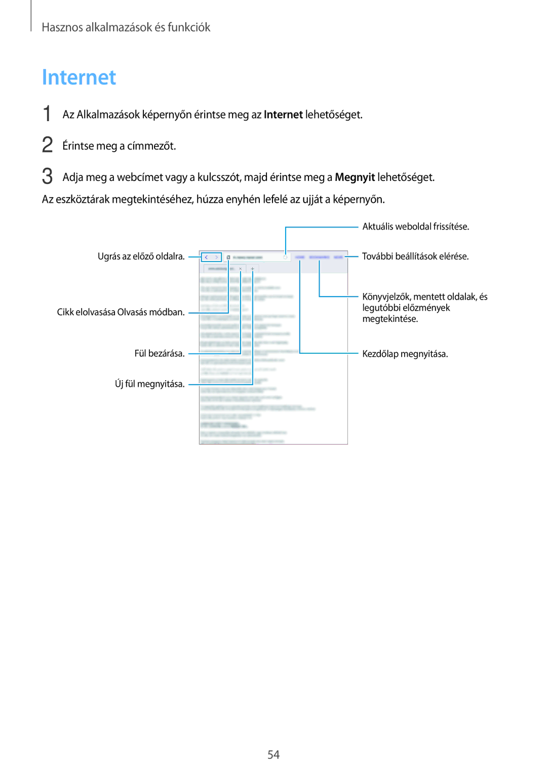 Samsung SM-T550NZKAXEH manual Internet 