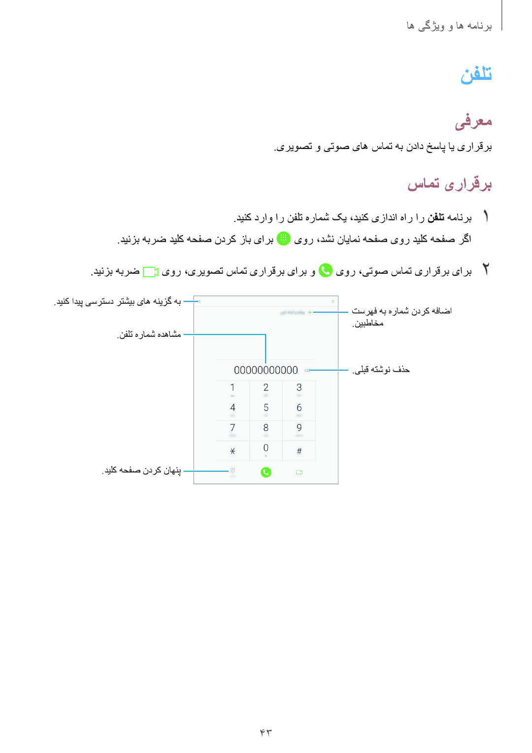 Samsung SM-T555NZWAKSA, SM-T555NZAAKSA, SM-P555NZWAKSA, SM-T555NZKASEE, SM-P555NZBAKSA, SM-T555NZBAKSA manual نفلت, سامت یرارقرب 