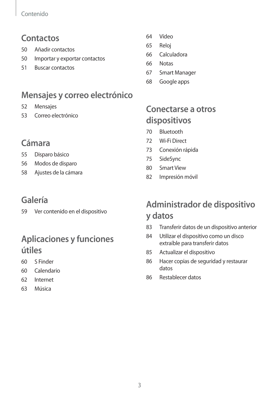 Samsung SM-T555NZWAPHE manual Dispositivos 