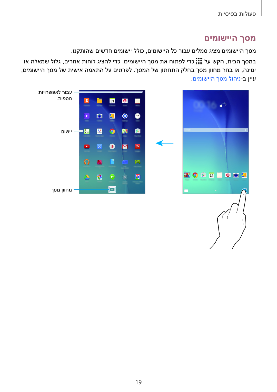 Samsung SM-T560NZKAILO manual םימושייה ךסמ 