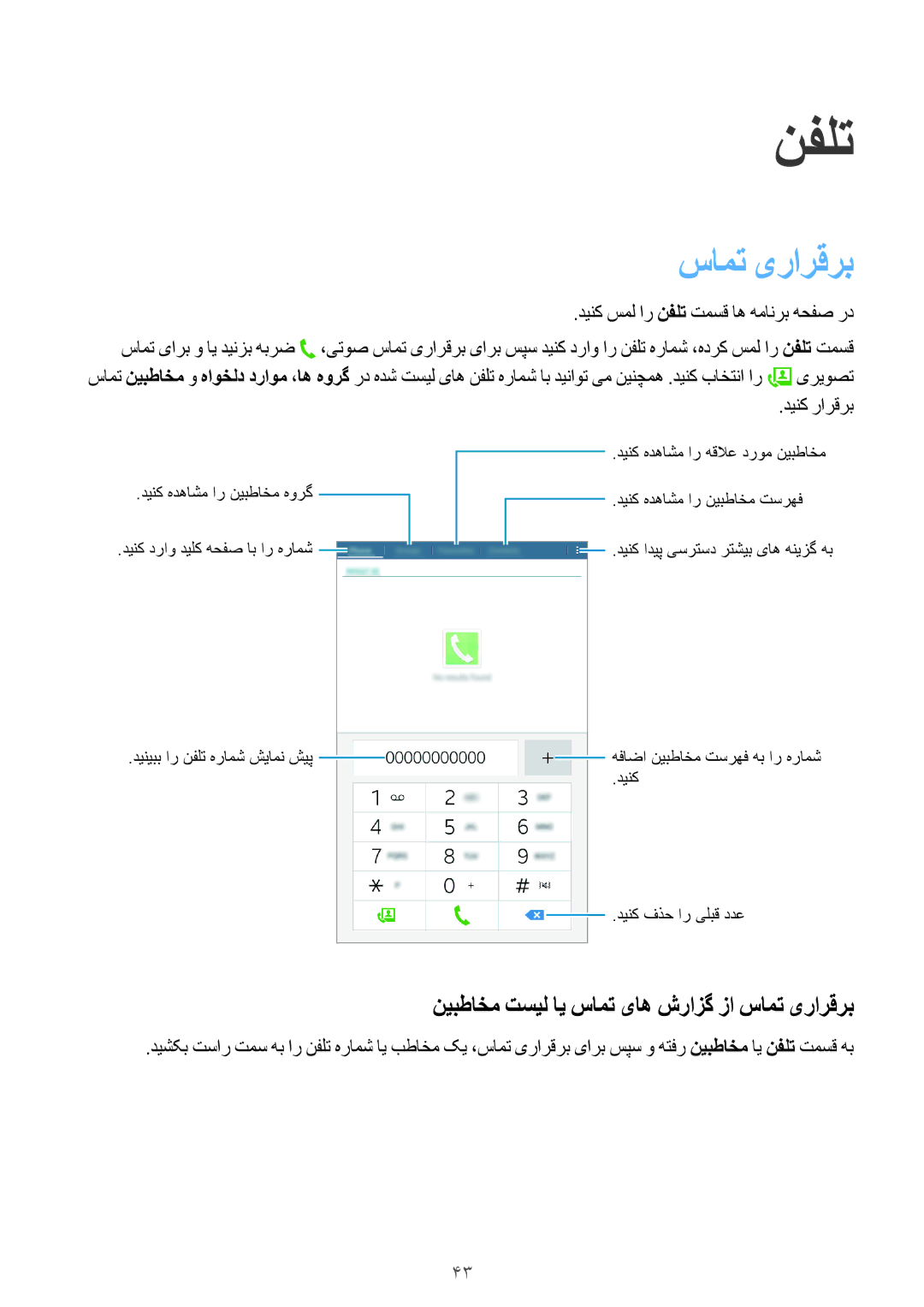 Samsung SM-T561NZNAKSA نیبطاخم تسیل ای سامت یاه شرازگ زا سامت یرارقرب, دینک سمل ار نفلت تمسق اه همانرب هحفص رد 