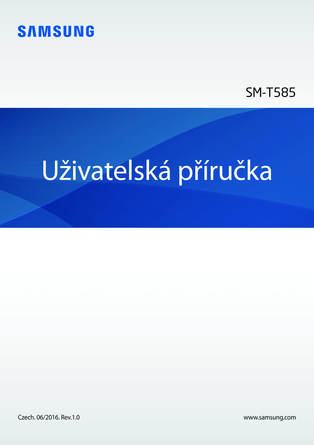 Samsung SM-T585NZKEXEZ, SM-T585NZAEXEZ manual Uživatelská příručka 