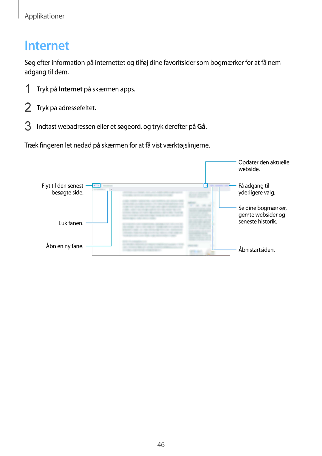 Samsung SM-T670NZKANEE manual Internet 