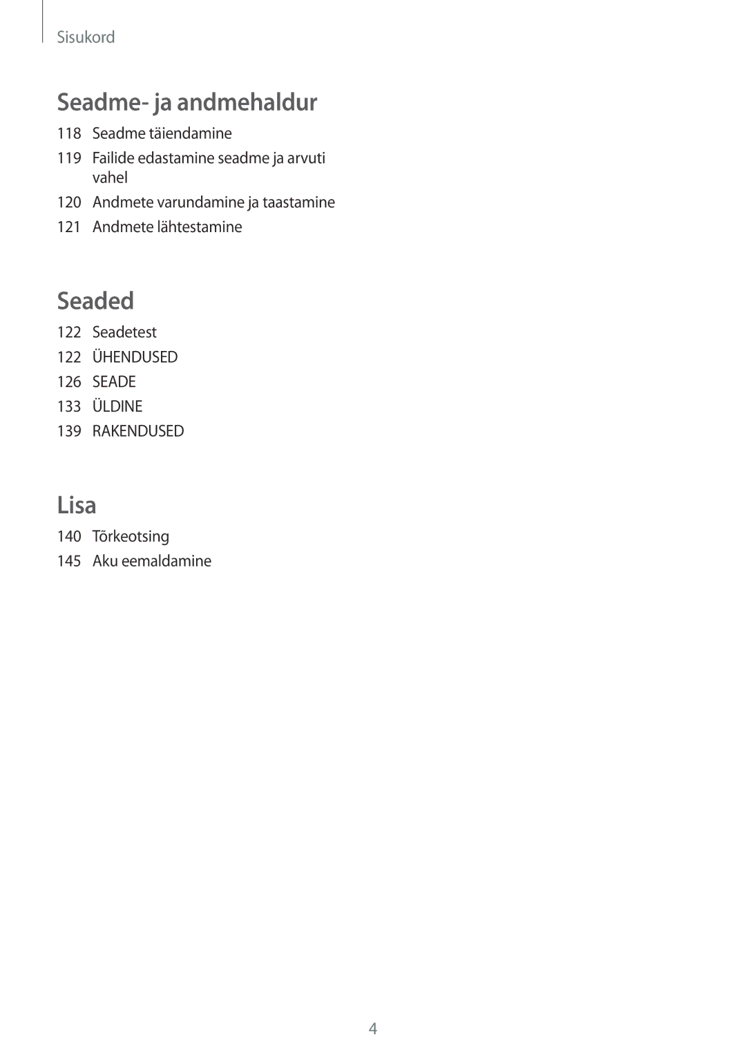 Samsung SM-T800NHAASEB, SM-T700NZWASEB, SM-T800NTSASEB, SM-T800NZWASEB, SM-T700NTSASEB manual Seaded 