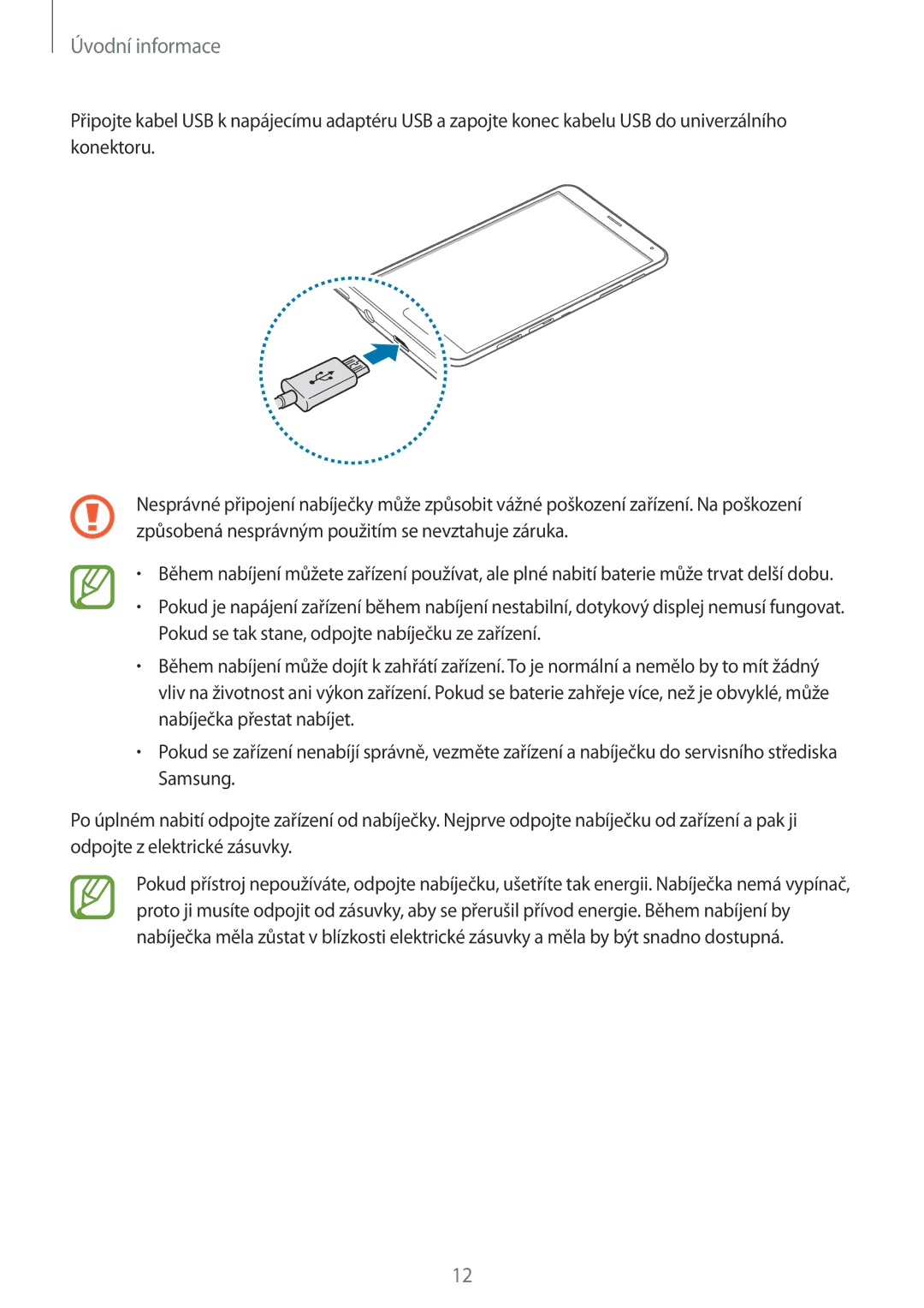 Samsung SM-T705NZWAATO, SM-T705NZWAXEO, SM-T705NZWAEUR, SM-T705NTSAATO, SM-T705NTSAXEO, SM-T705NZWAVDH manual Úvodní informace 