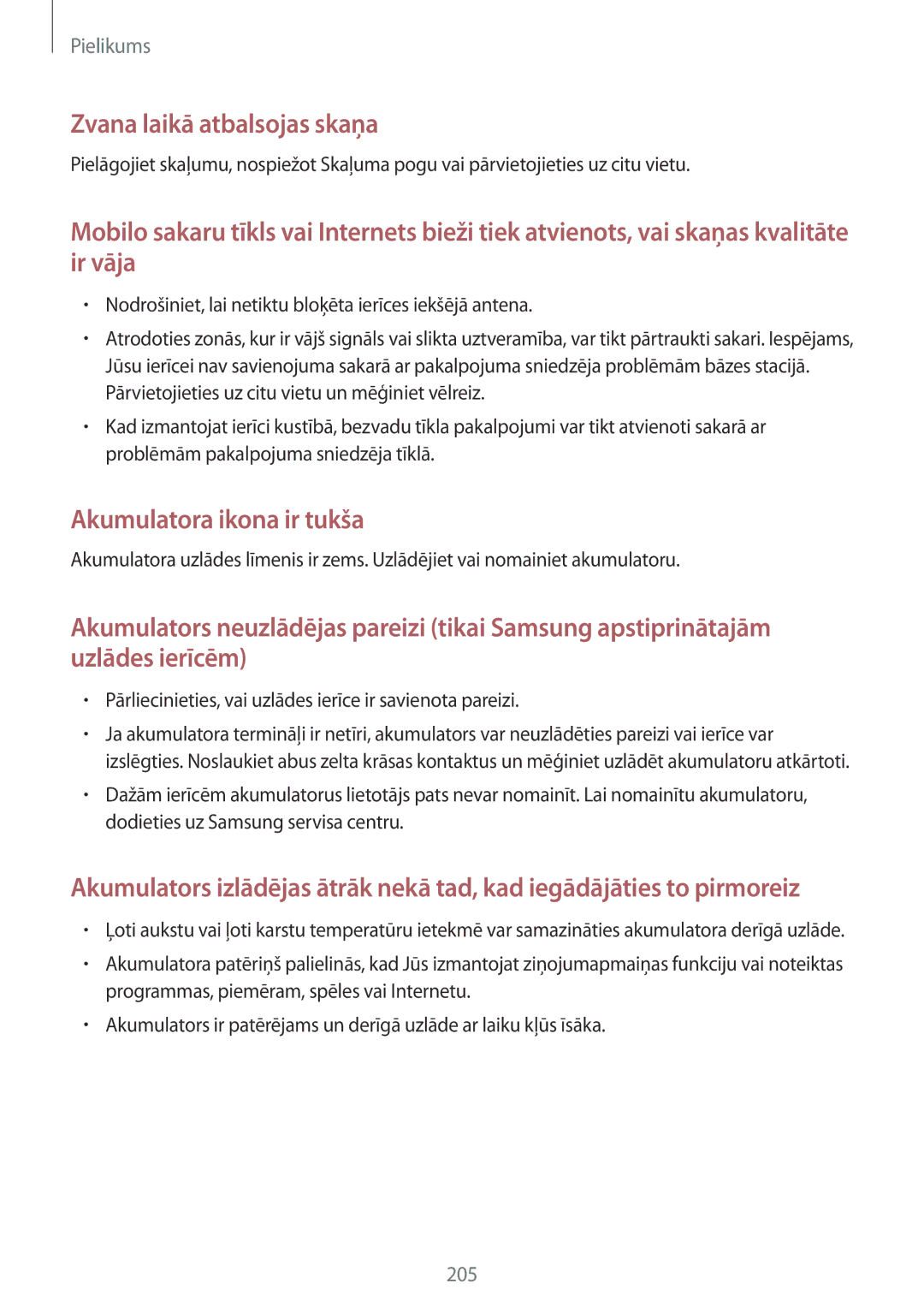 Samsung SM-T705NTSASEB, SM-T705NZWASEB manual Pārliecinieties, vai uzlādes ierīce ir savienota pareizi 