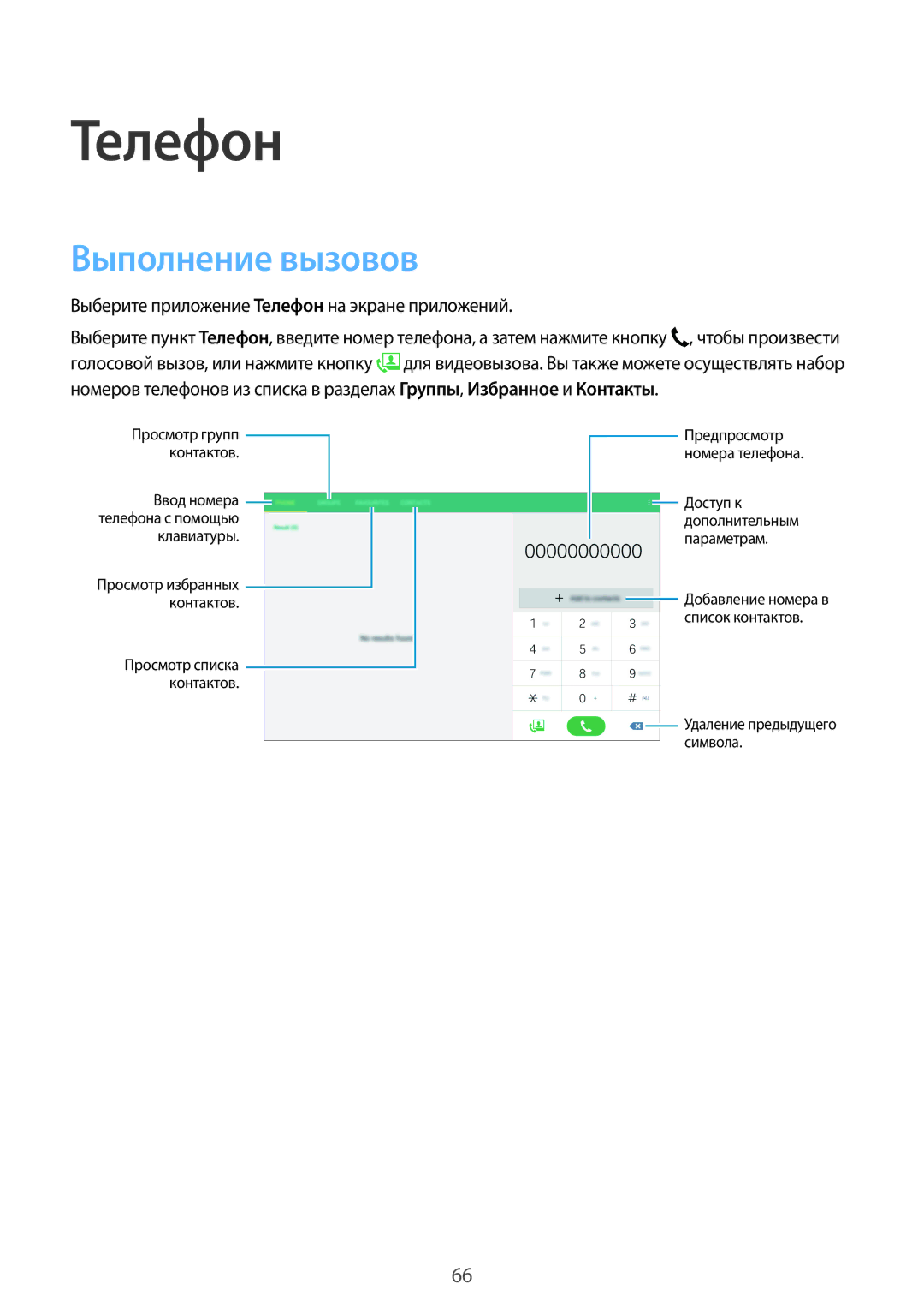 Samsung SM-T705NTSYSER, SM-T705NZWASEB manual Выполнение вызовов, Выберите приложение Телефон на экране приложений 