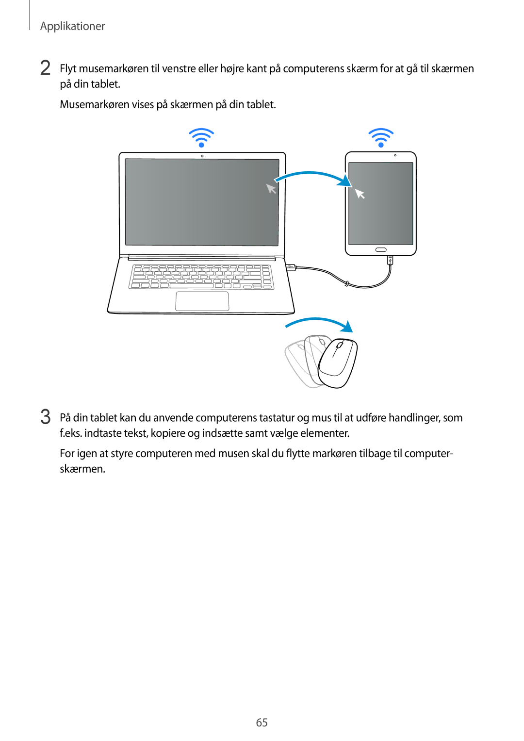 Samsung SM-T710NZWENEE manual Applikationer 