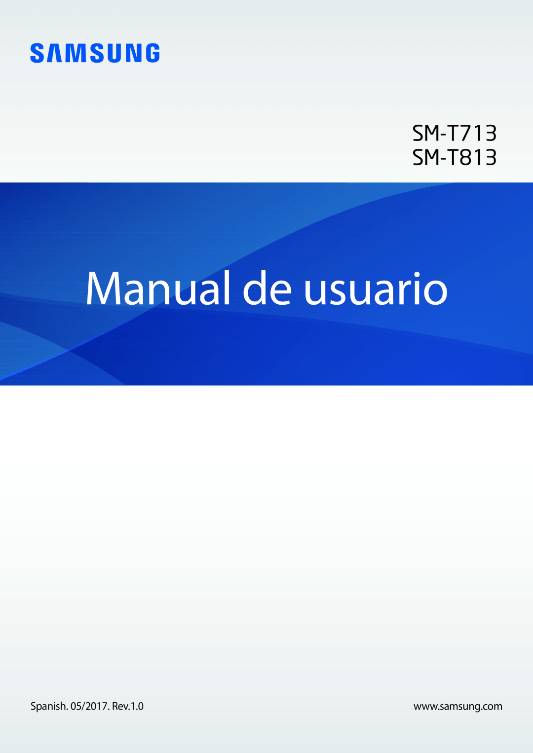 Samsung SM-T813NZKEPHE, SM-T713NZWEPHE, SM-T813NZWEPHE, SM-T713NZKEPHE manual Manual de usuario 