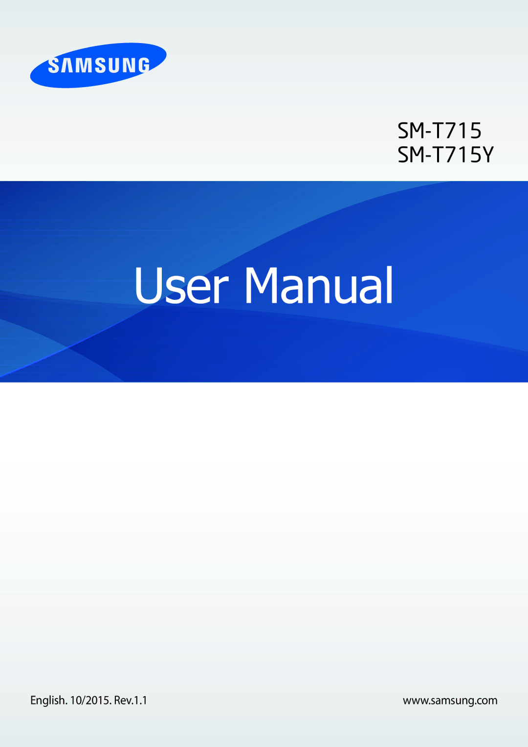 Samsung SM-T715NZWEDBT, SM-T715NZKEDBT, SM-T715NZWEXEF, SM-T715NZKEXEO, SM-T715NZWEITV, SM-T715NZDEITV manual SM-T715 SM-T715Y 