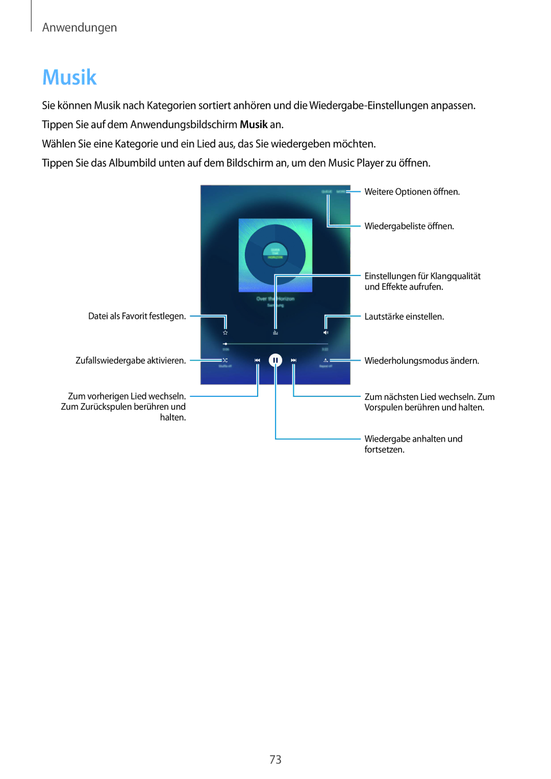 Samsung SM-T715NZWEDBT, SM-T715NZKEDBT manual Musik 