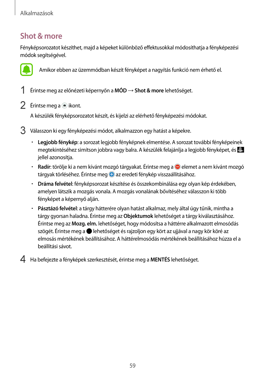 Samsung SM-T715NZWEXEH, SM-T715NZKEXEH manual Shot & more 