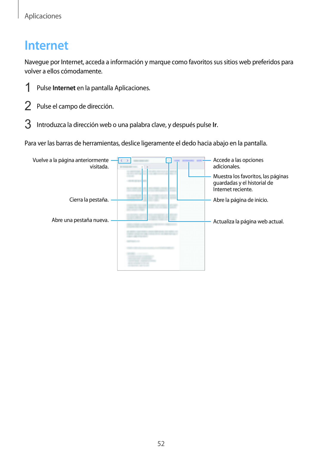 Samsung SM-T715NZWEPHE manual Internet 