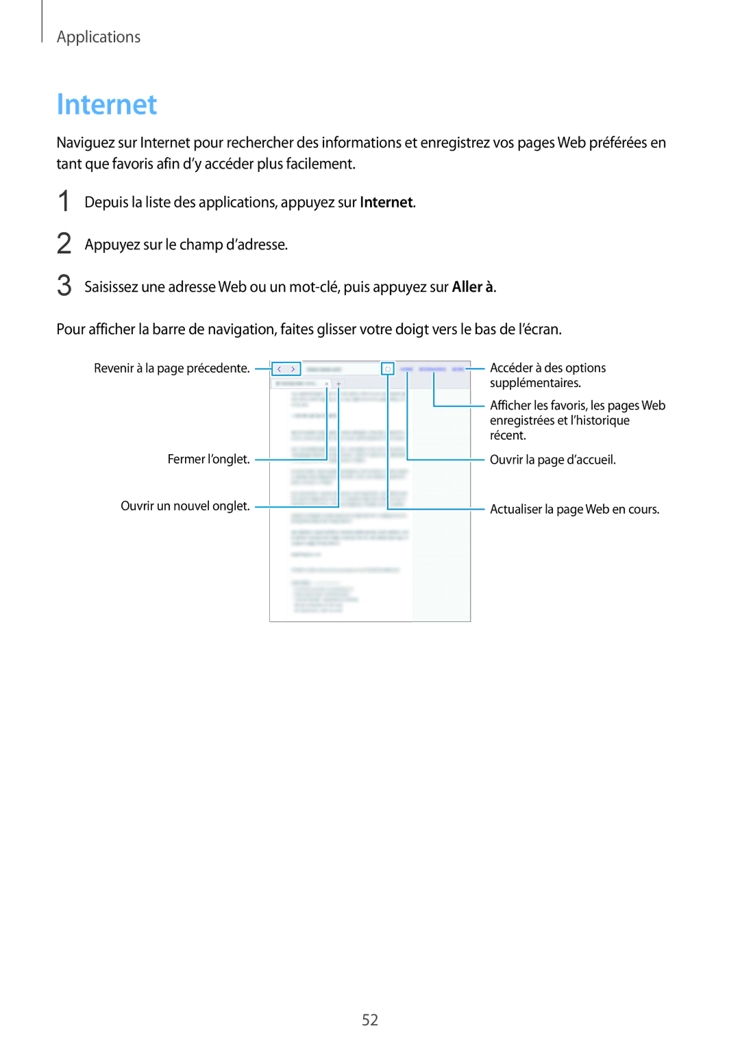 Samsung SM-T715NZWEXEF manual Internet 