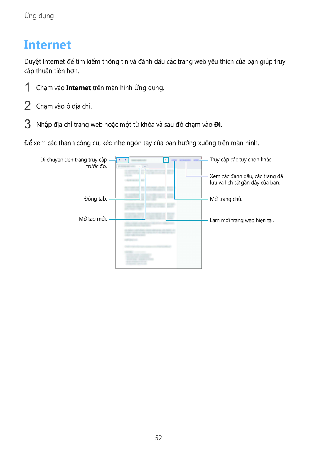 Samsung SM-T715YZDEXXV, SM-T715YZKEXXV, SM-T715YZWEXXV manual Internet 