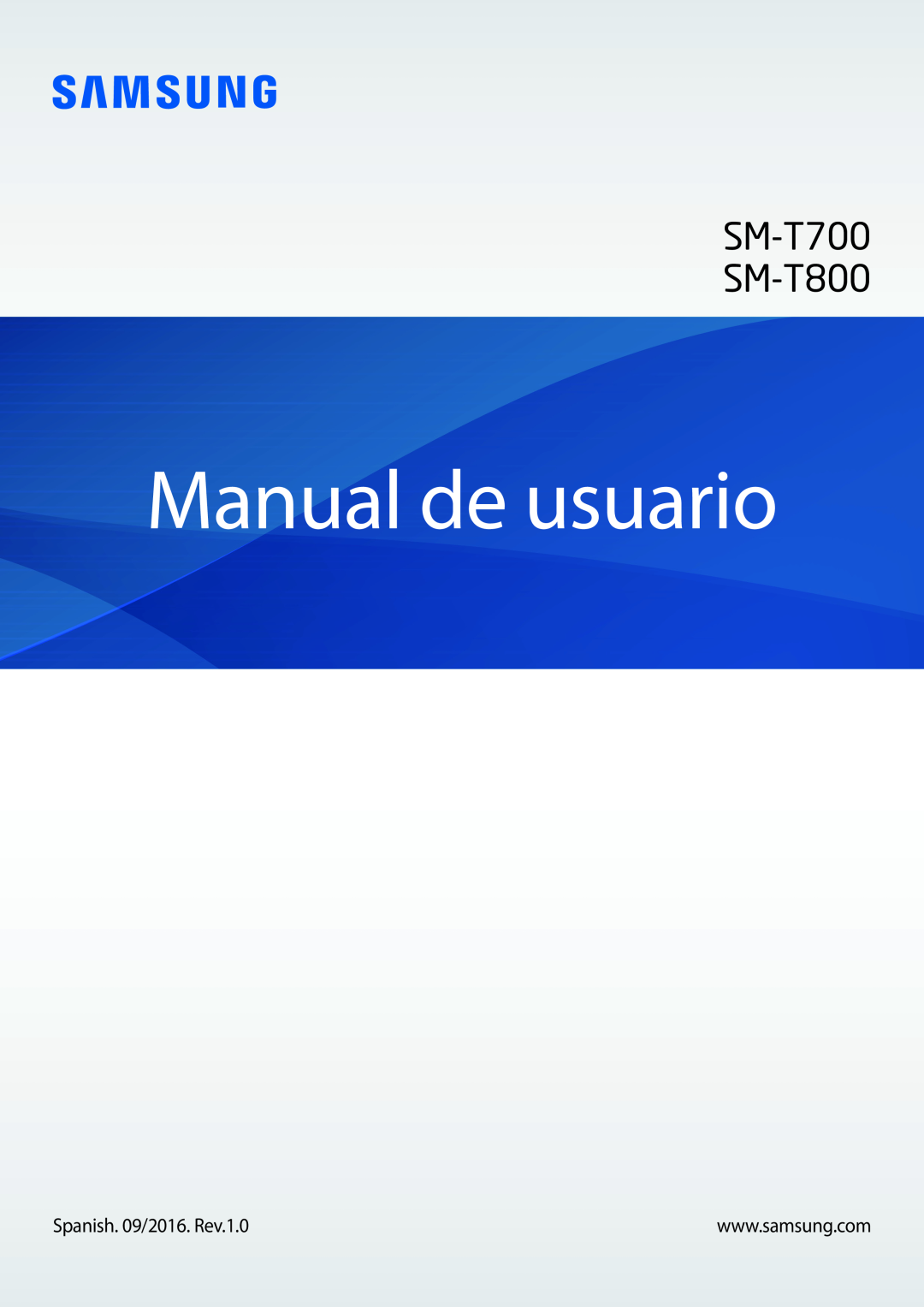 Samsung SM-T800NTSATPH, SM-T800NHAAATO, SM-T800NZWATPH, SM-T800NZWAXEO manual Manual de usuario, SM-T700 SM-T800 