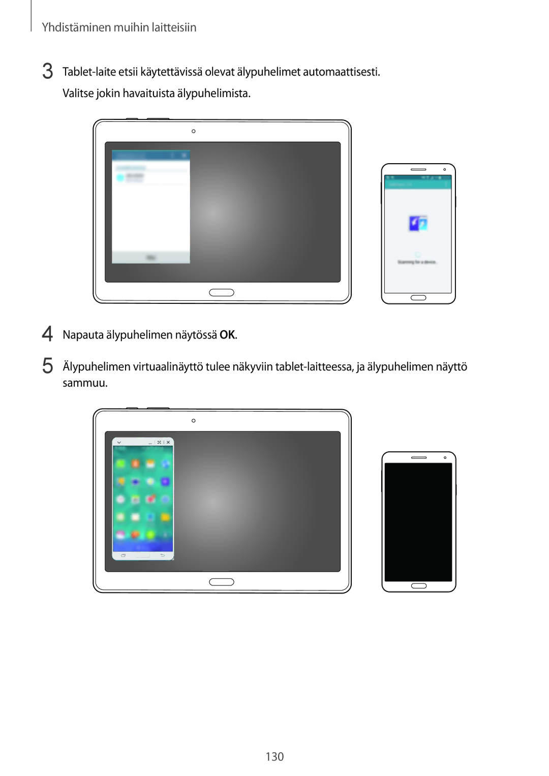 Samsung SM-T800NHAANEE, SM-T800NLSANEE, SM-T800NZWANEE, SM-T800NTSENEE, SM-T800NTSANEE manual 130 