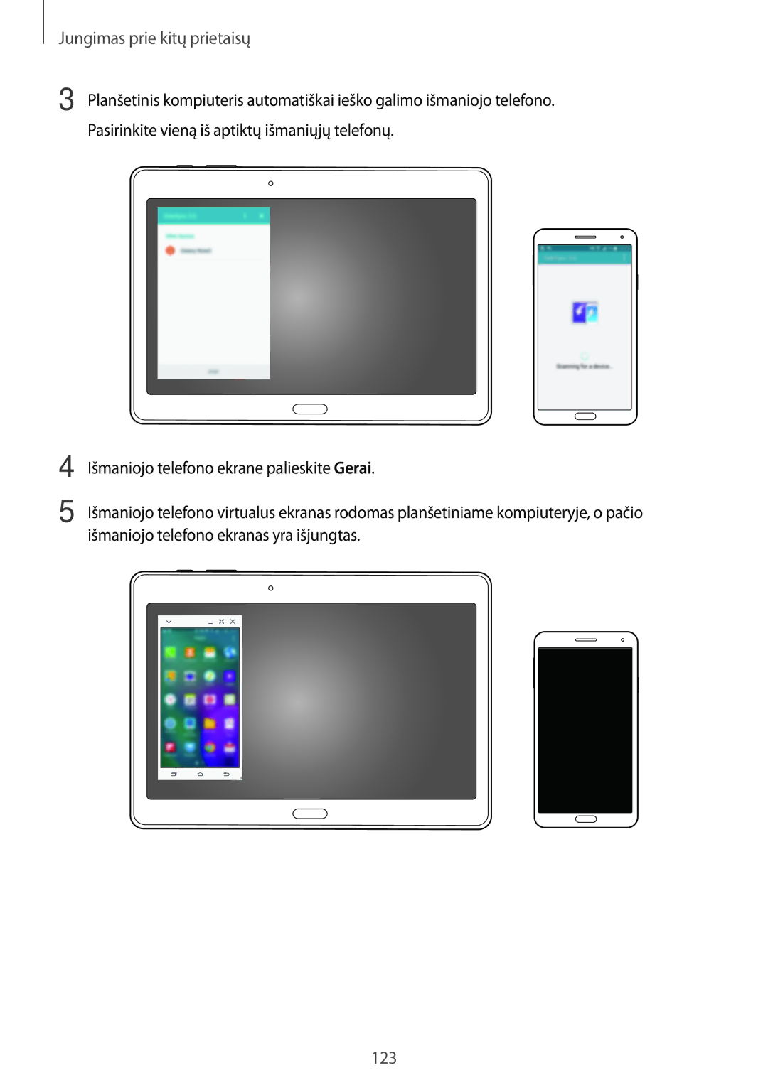 Samsung SM-T800NTSASEB, SM-T800NZWASEB, SM-T800NHAASEB manual 123 