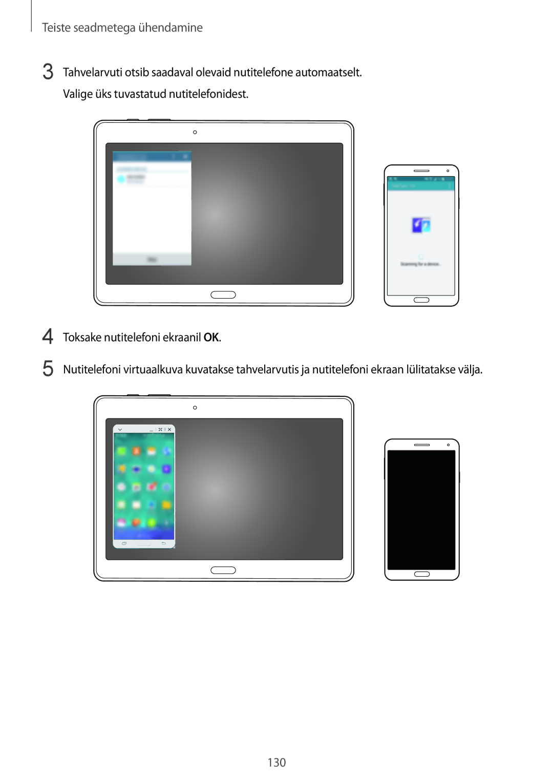 Samsung SM-T800NZWASEB, SM-T800NTSASEB, SM-T800NHAASEB manual 130 