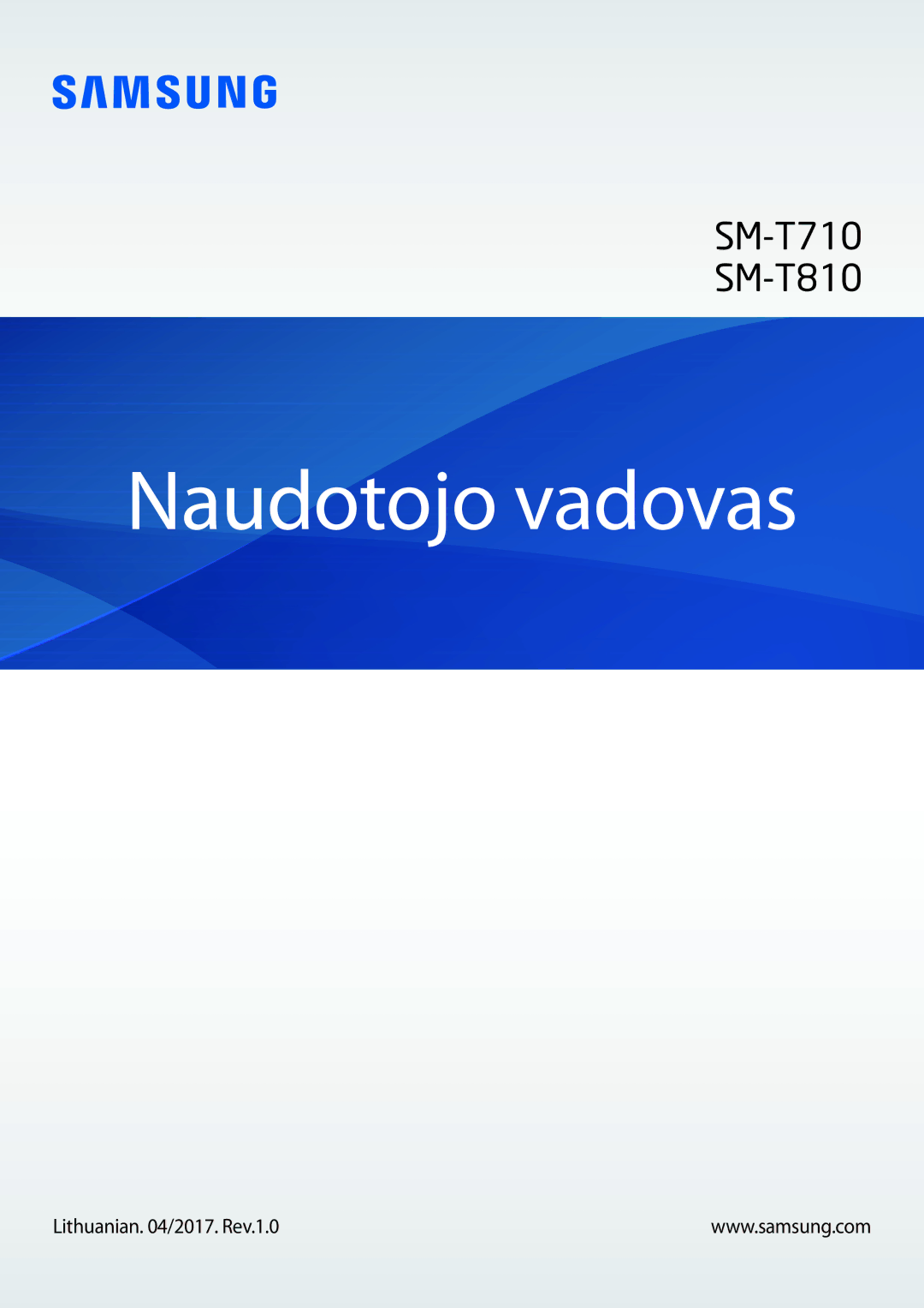 Samsung SM-T810NZWESEB, SM-T810NZKESEB, SM-T810NZDESEB manual Naudotojo vadovas 