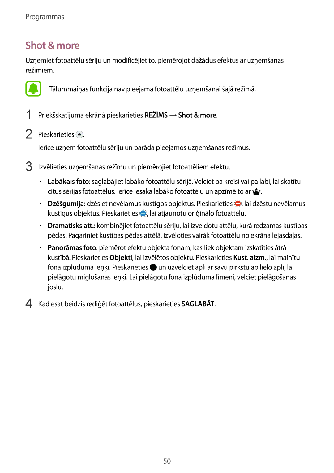 Samsung SM-T810NZDESEB, SM-T810NZKESEB, SM-T810NZWESEB manual Shot & more 