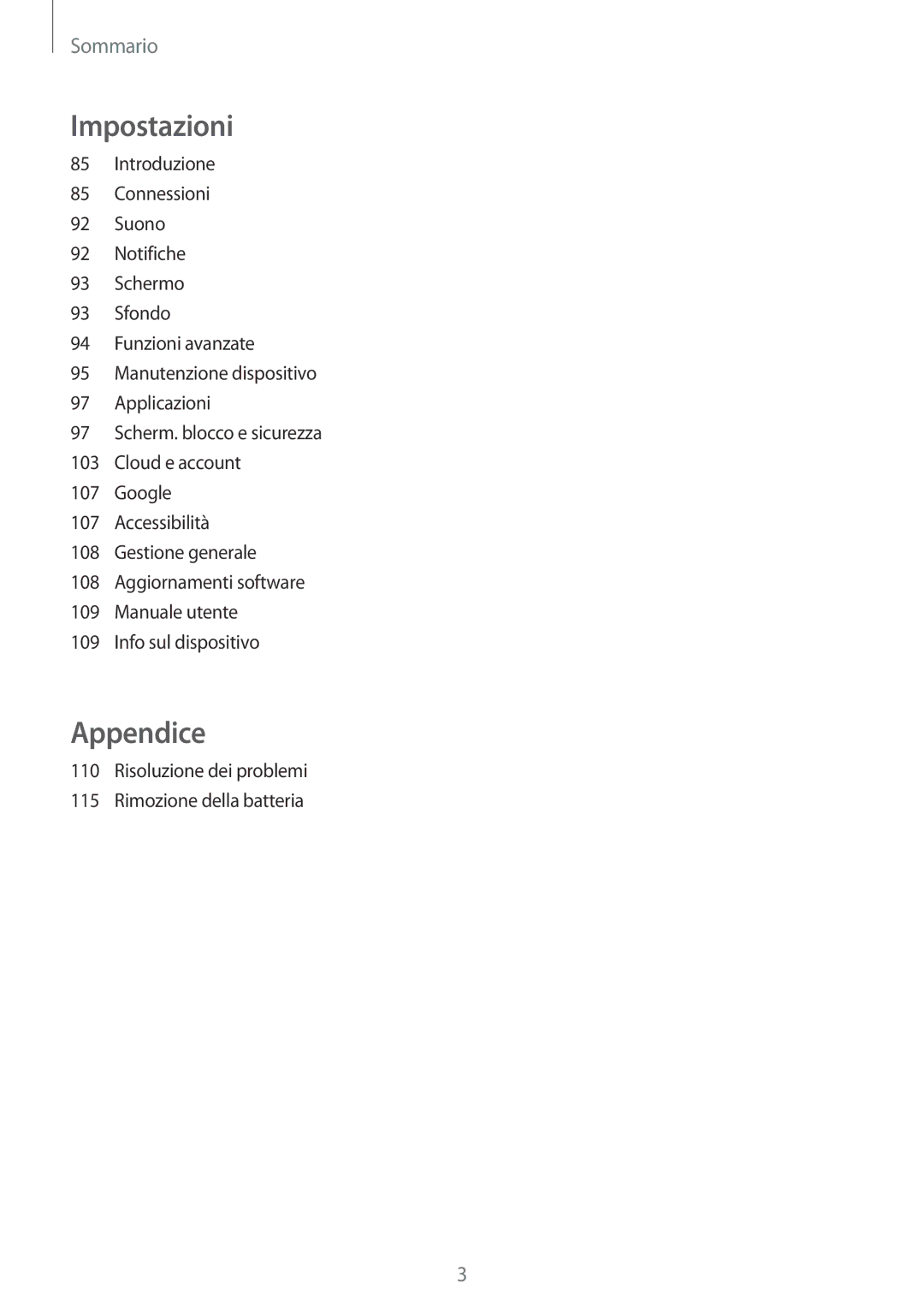 Samsung SM-T810NZDEPHN, SM-T810NZWEPHN, SM-T810NZKEPHN, SM-T810NZDETUR, SM-T810NZDEITV, SM-T810NZWEXEO manual Appendice 