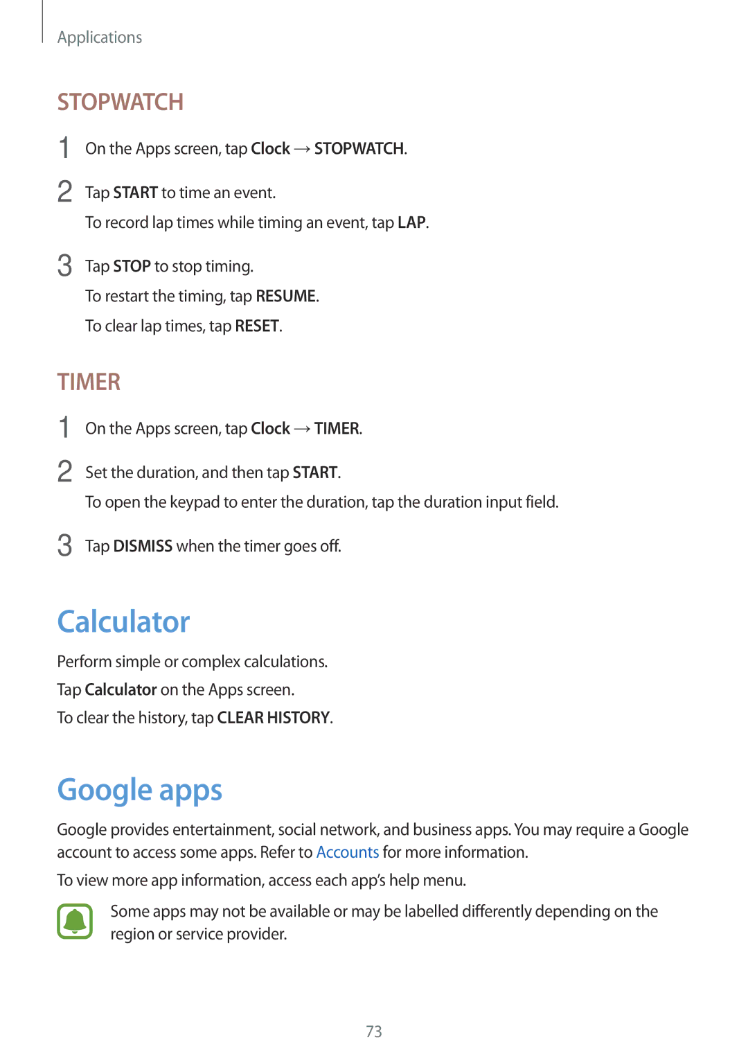 Samsung SM-T713NZKETUR, SM-T813NZWEDBT, SM-T813NZKEDBT, SM-T713NZKETPH, SM-T713NZKEEUR, SM-T713NZKEAUT Calculator, Google apps 