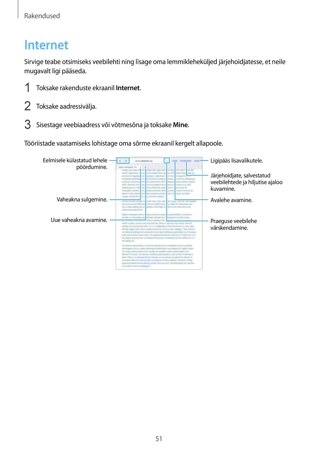 Samsung SM-T815NZDESEB, SM-T815NZKESEB, SM-T815NZWESEB manual Internet 