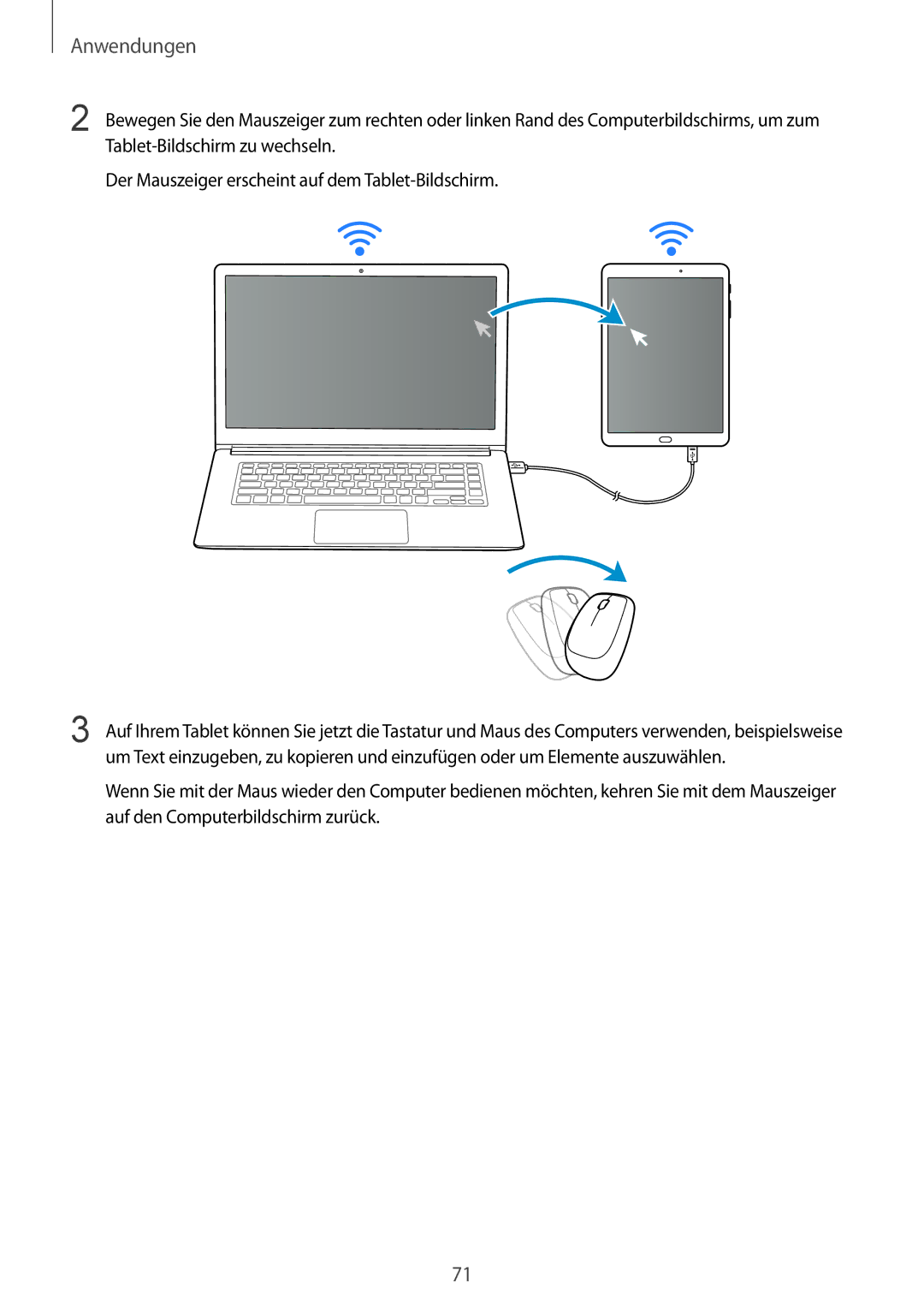 Samsung SM-T815NZWEDBT, SM-T815NZKEDBT manual Anwendungen 