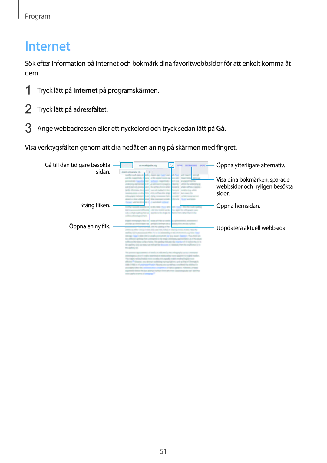 Samsung SM-T815NZWENEE manual Internet 