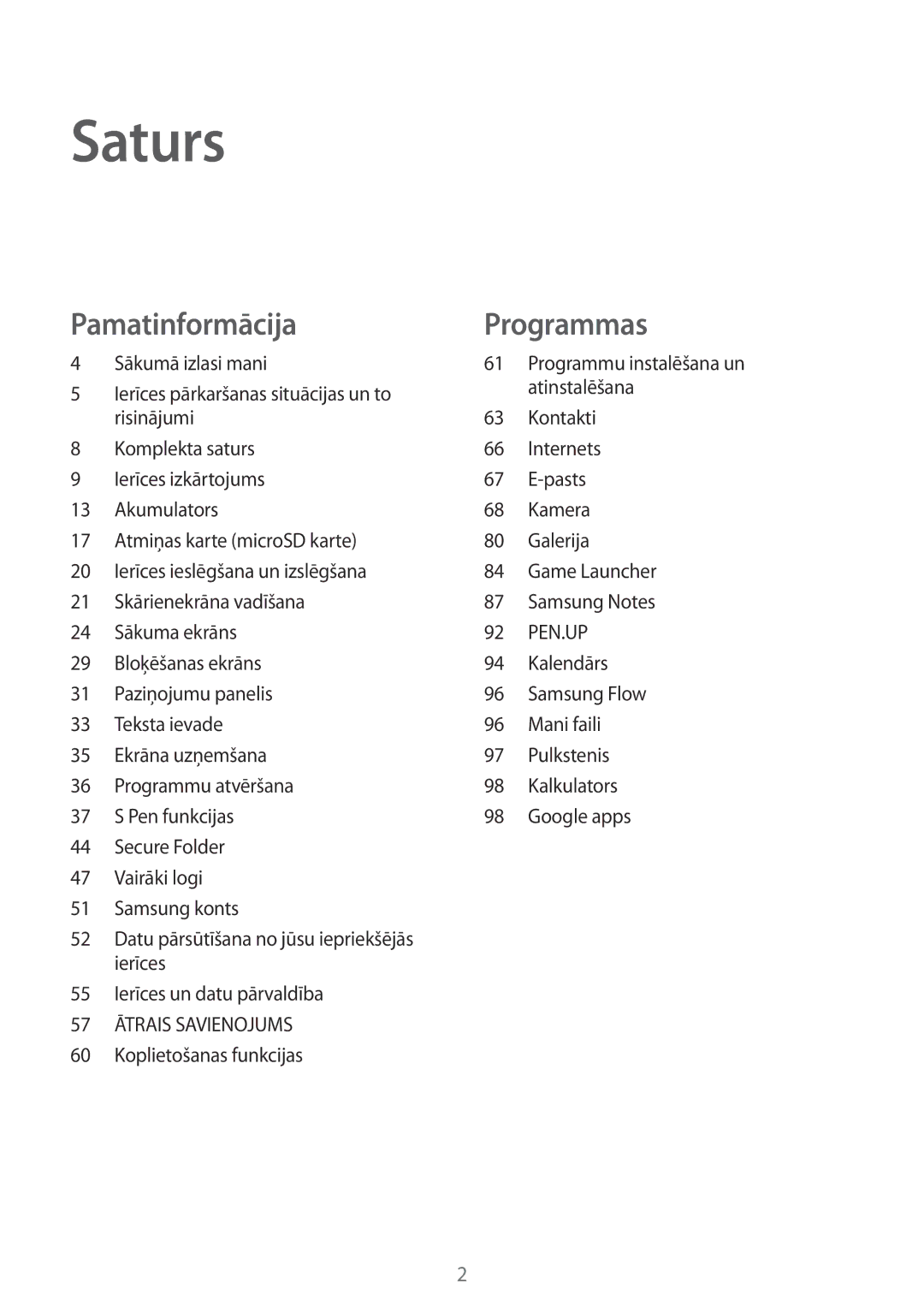 Samsung SM-T820NZKASEB manual Sākumā izlasi mani, Atinstalēšana, Koplietošanas funkcijas 