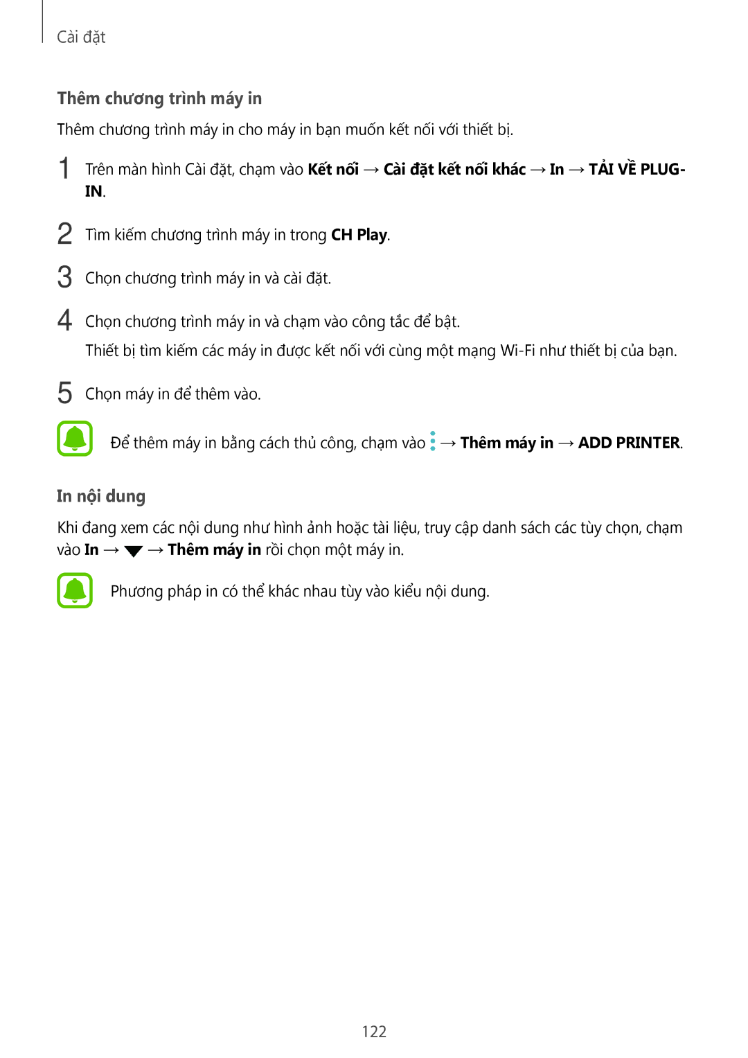 Samsung SM-T825YZSAXXV manual Thêm chương trình máy 