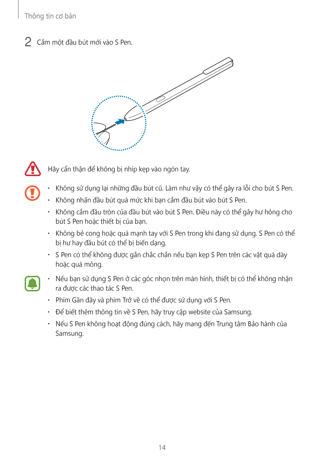 Samsung SM-T825YZSAXXV manual Thông tin cơ bản 