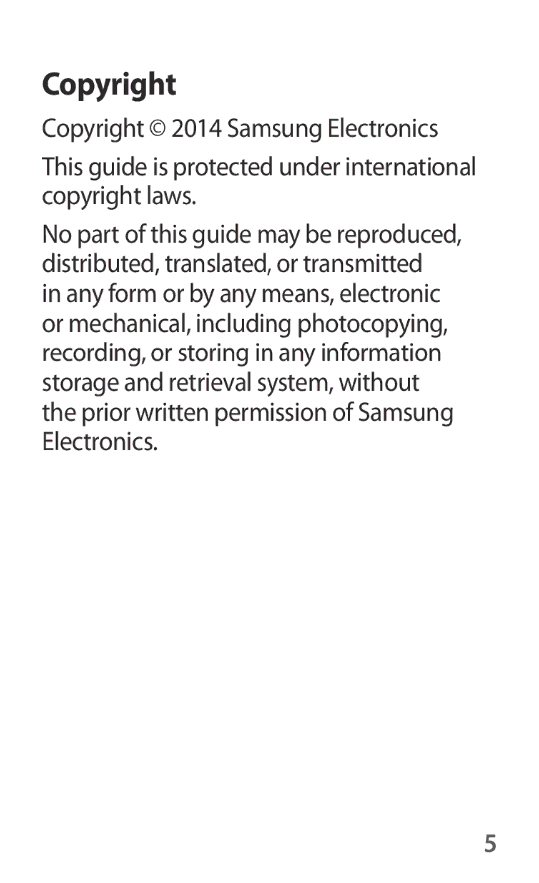 Samsung SM-V101FDWAATO, SM-V101FDWADBT, SM-V101FDWAKSA, SM-V101FDWAPAK, SM-V101FDWAXSG, SM-V101FDWAVDC manual Copyright 