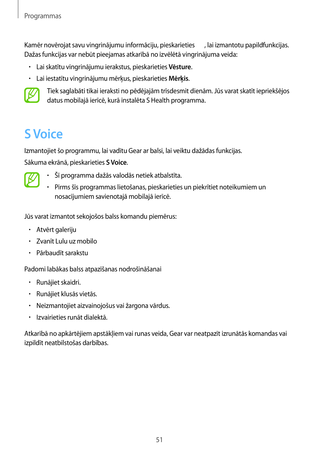 Samsung SM-V7000ZKASEB, SM-V7000WDASEB, SM-V7000ZWASEB, SM-V7000ZOASEB manual Voice 