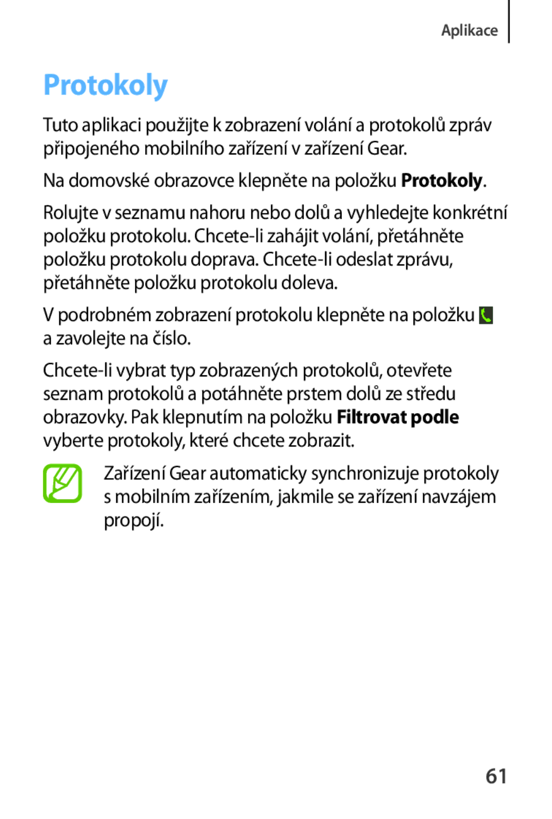 Samsung SM-V7000WDAXSK, SM-V7000ZKAXEO, SM-V7000ZKAEUR, SM-V7000ZKAATO, SM-V7000ZKAAUT, SM-V7000ZKABGL manual Protokoly 