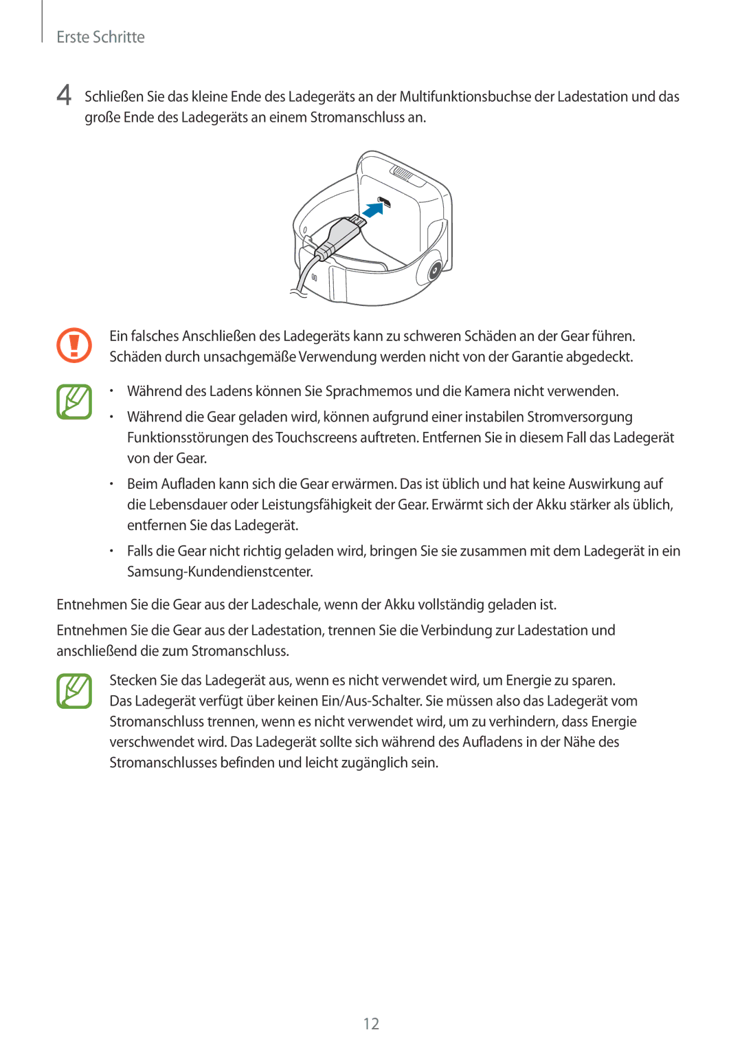 Samsung SM-V7000ZWATUR, SM-V7000ZOATUR, SM-V7000ZAADBT, SM-V7000ZWADBT, SM-V7000ZGADBT, SM-V7000ZKAXEO manual Erste Schritte 