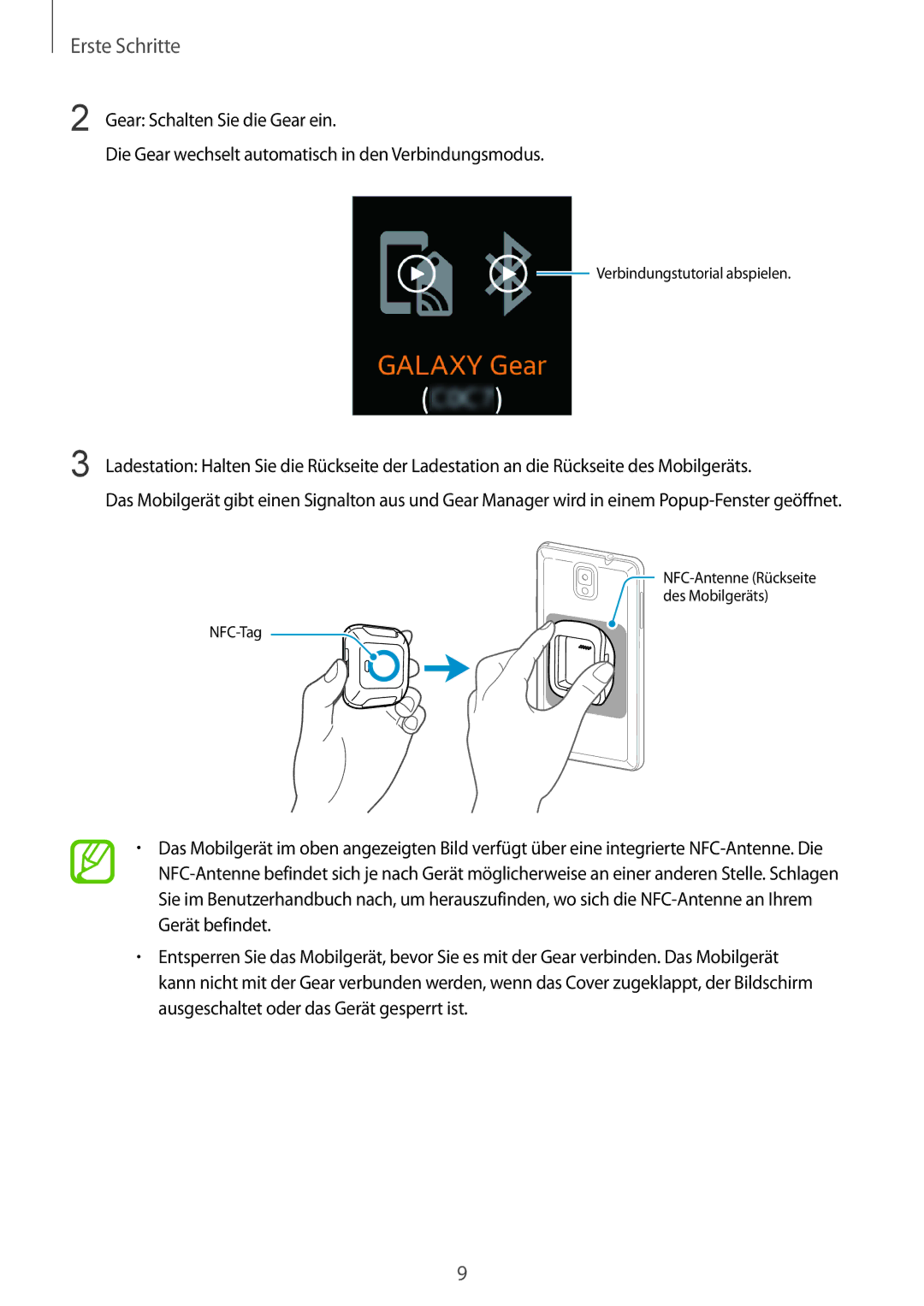 Samsung SM-V7000ZKAEUR, SM-V7000ZOATUR, SM-V7000ZAADBT, SM-V7000ZWADBT, SM-V7000ZGADBT manual Verbindungstutorial abspielen 