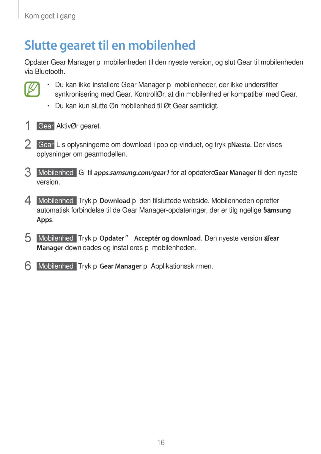 Samsung SM-V7000ZKANEE, SM-V7000ZWANEE, SM-V7000ZAANEE, SM-V7000WDANEE, SM-V7000ZOANEE Slutte gearet til en mobilenhed, Apps 