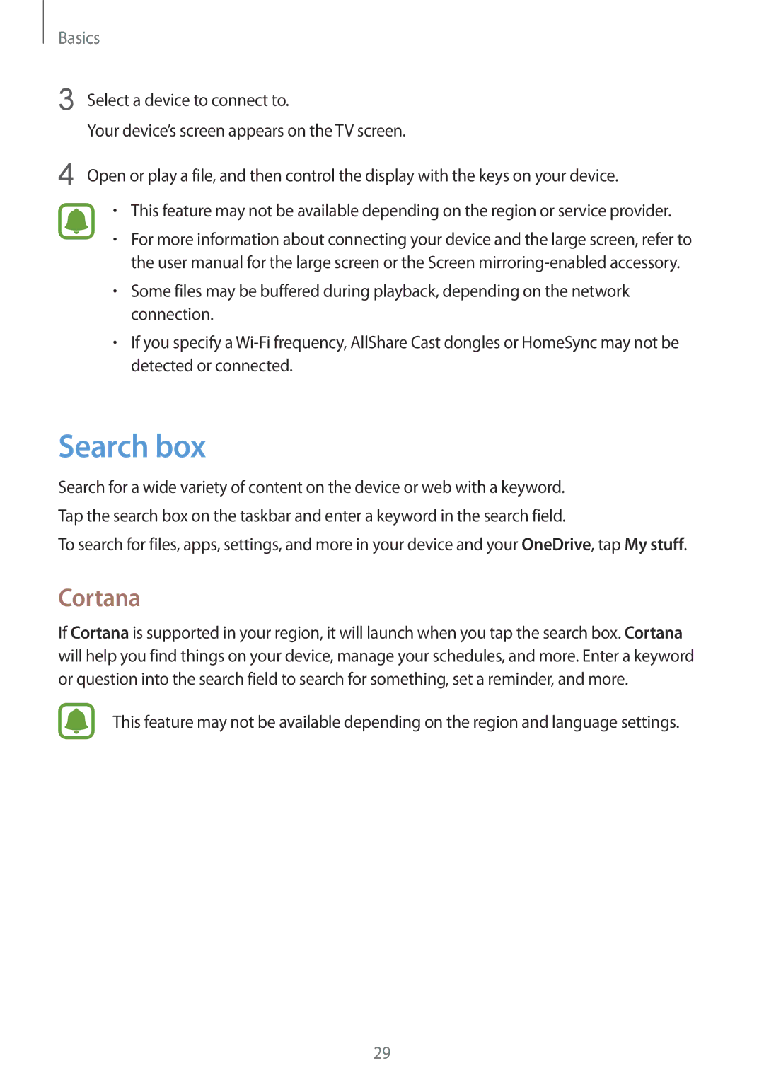 Samsung SM-W700NZKAPHE, SM-W703NZKADBT, SM-W700NZKADBT, SM-W708NZKADBT, SM-W700NZKAXEF, SM-W708NZKAXEF Search box, Cortana 