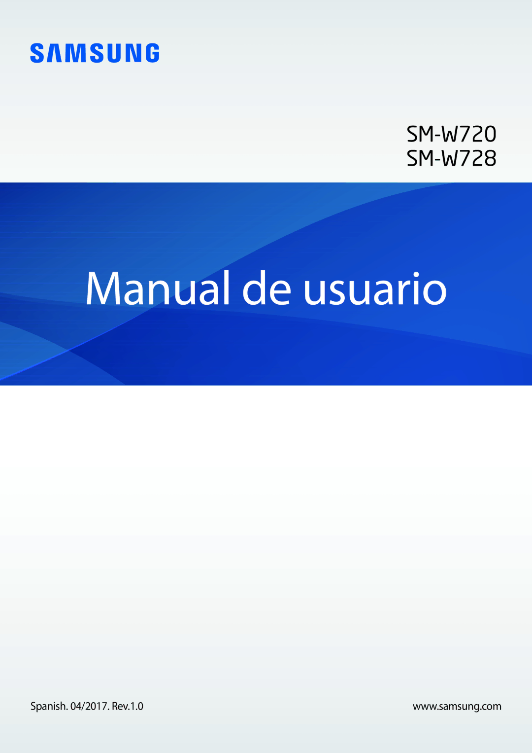 Samsung SM-W728NZKAPHE, SM-W720NZKBPHE manual Manual de usuario 