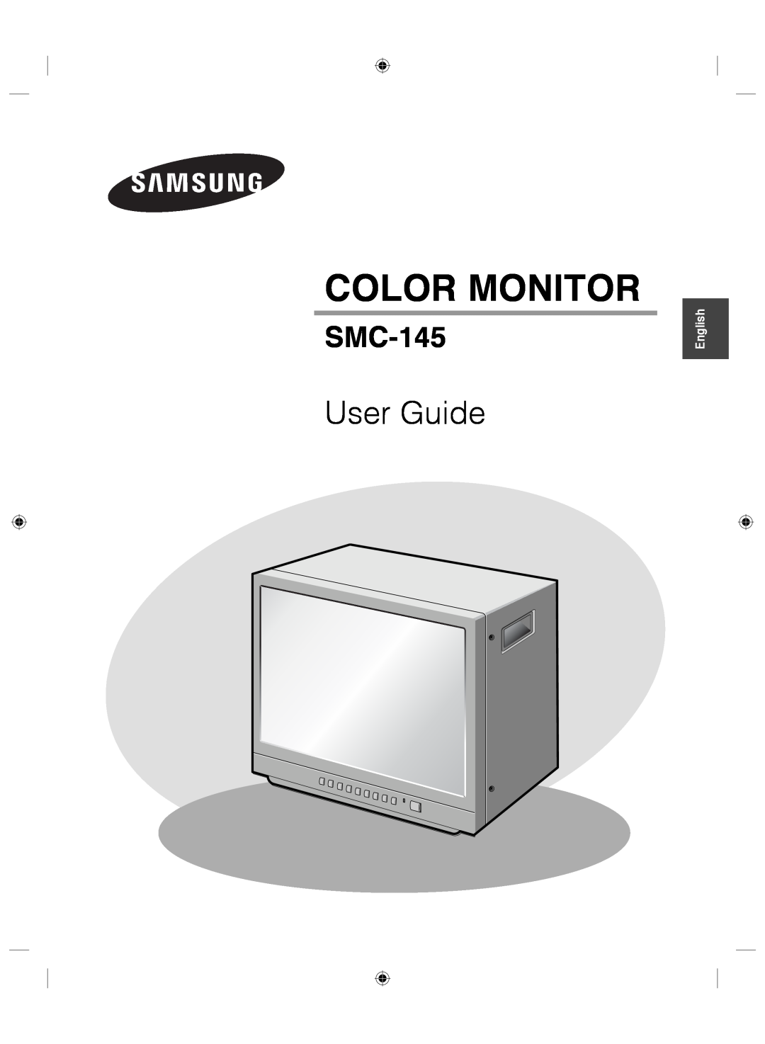 Samsung SMC-145 manual Color Monitor, User Guide, English 